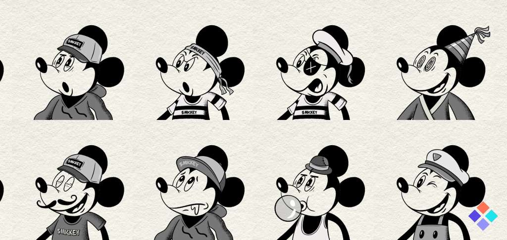 Early Mickey Mouse Character Tops OpenSea After Copyright Expiry