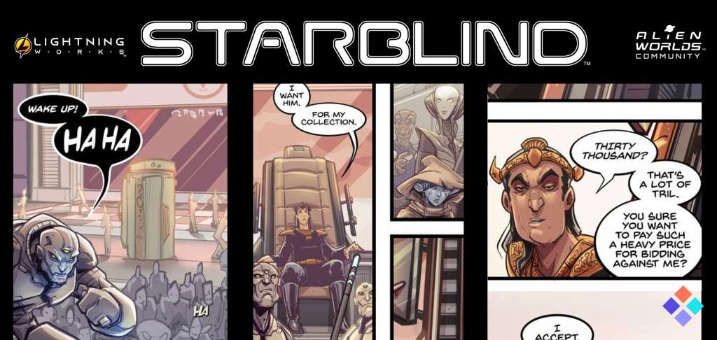 Alien Worlds Turn the Page with ‘Starblind’ NFT Comics