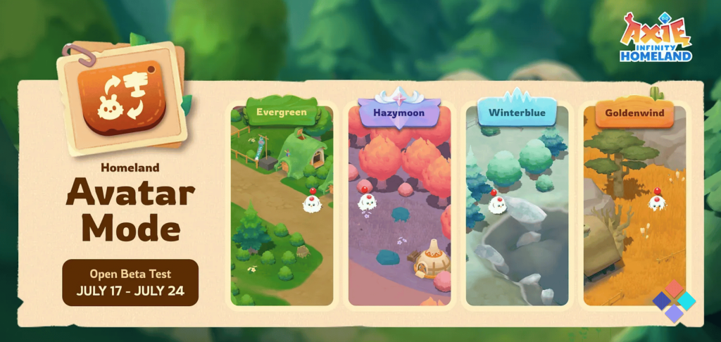 Axie Infinity Introduces Homeland Avatar Mode, Allows Exploration