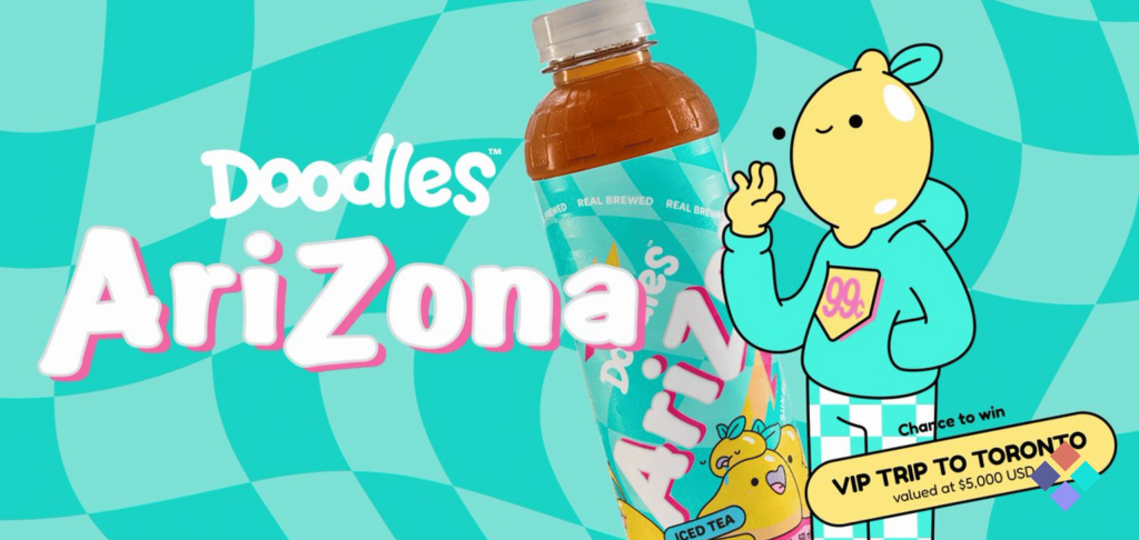 Doodles Partners with AriZona, Launches VIP Trip Giveaway